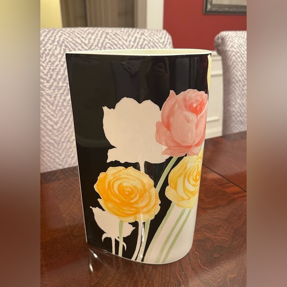 Rare ART DECO MikasaMid century Rain drop Bone Vase